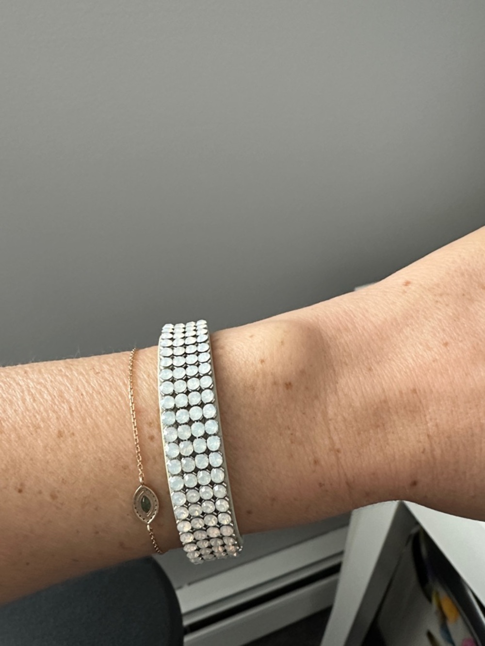 Swarovski Crystal Accent Women's Bracelet - Picture 2 of 4
